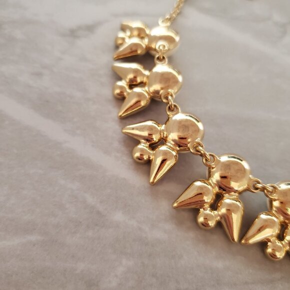 💕 J.Crew White Pink Blue Rhinestones Crystals Cluster Statement Necklace 💕 - Picture 15 of 16